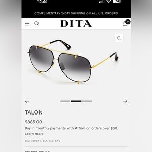 DITA Talon aviators